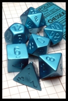 Dice : Dice - Dice Sets - Chessex Faux Metal Jacket Blue - Gen Con Aug 2016